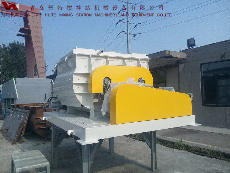 JS750攪拌臂采用偏心式設(shè)計，延長使用壽命，青島輝特機械