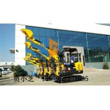 農(nóng)林果園挖掘機價格，小型挖坑機使用，小型履帶挖掘機
