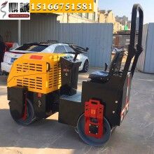 內(nèi)外兼修！1噸雙鋼輪振動壓路機(jī) 全液壓柴油壓路機(jī) 振動小碾子